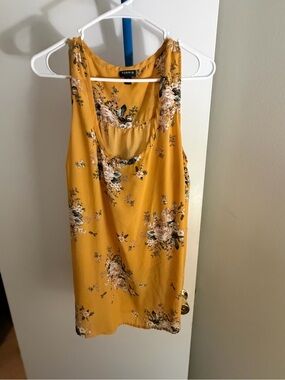 torrid Mustard Floral Tank Shift Dress
